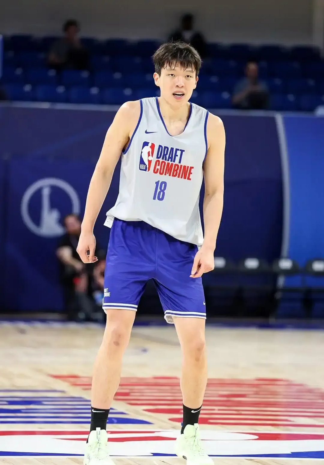 调整能力强！杨瀚森天崩开局随后5助攻3封盖定神